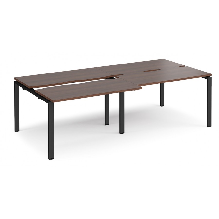 Adapt 1200mm Deep Sliding Top Double Back to Back Bench Desk